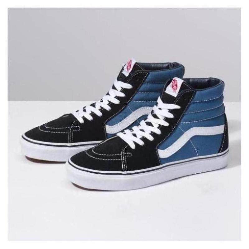 vans范斯女士运动休闲鞋拼色舒适圆头系带高帮美国直邮3029926