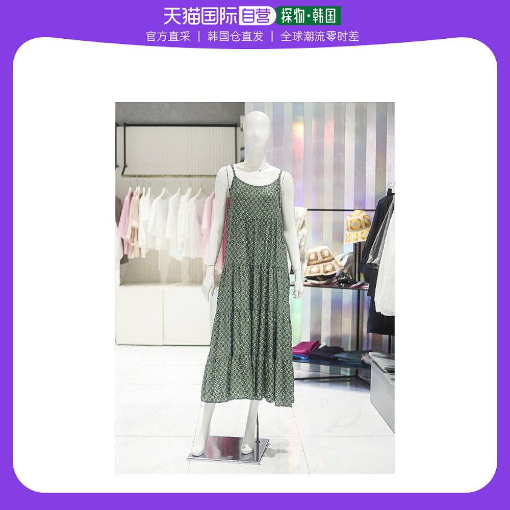 韩国直邮ab.f.z 连衣裙 [ab.f.z] 无袖 图案细节 连衣裙 (AAW3HO3