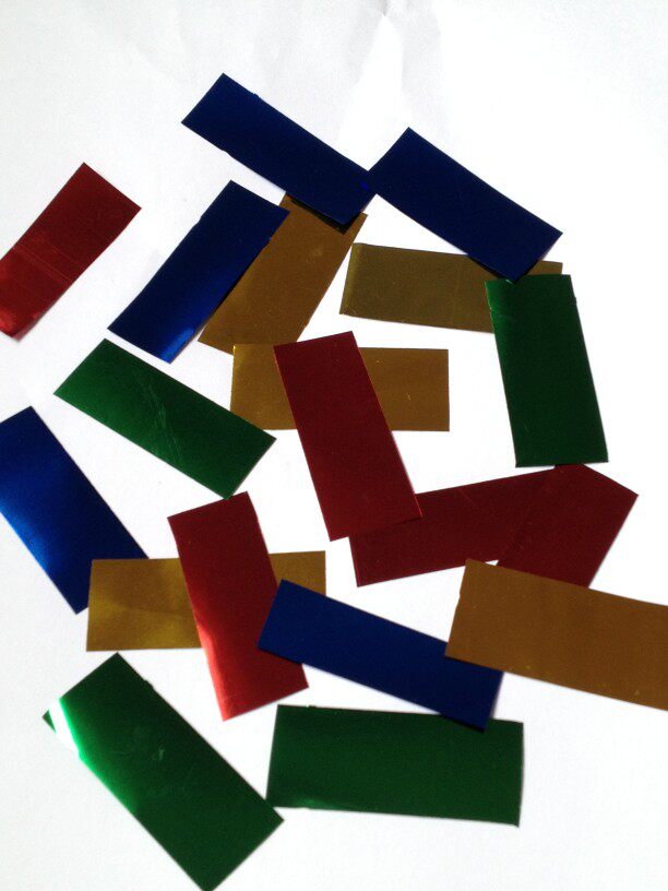 热销手抛纸 酒吧_彩虹机碎纸片阻燃固色纸 手抛纸 填充物彩金亮片礼炮