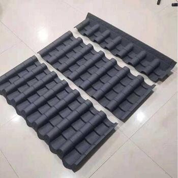 一体仿古瓦屋檐瓦片屋顶围墙灰色塑料小瓦片门头装饰复古片