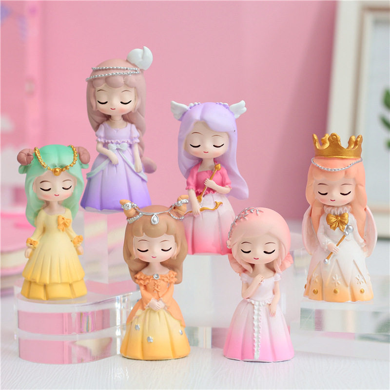 十二星座女孩礼物生日古风少女摆件卧室房间装饰品12娃娃盲盒礼品