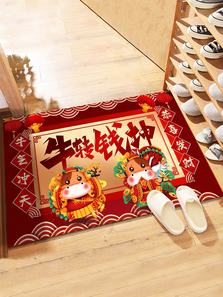 地毯门垫进门口红色牛福字入户防滑出入平安家用脚垫结婚喜庆地垫在类目 汽车/用品/配件/改装, 车用清洗用品/清洗工具, 擦车巾中 - 来自Buy2taobao.com提供专业的淘宝代购服务