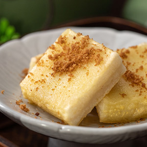 谷郡王宁波特产 象山无蔗糖糯米糍粑松花白麻糍传统糯米糕点1000g