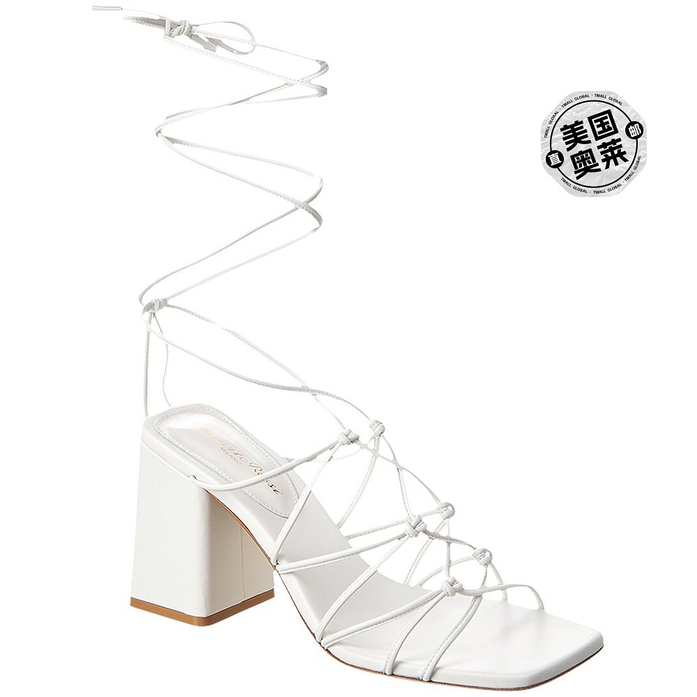 Gianvito Rossi Minas 85 Leather Sandal - white 【美国奥莱】