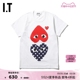 IT CDG PLAY COMME des GARCONS川久保玲 女装短袖T恤春夏休闲