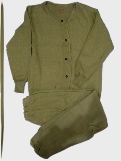 热销军用绒衣_老式军绒衣07男纯棉绒裤冬季78式圆领劳保户外煤矿保暖