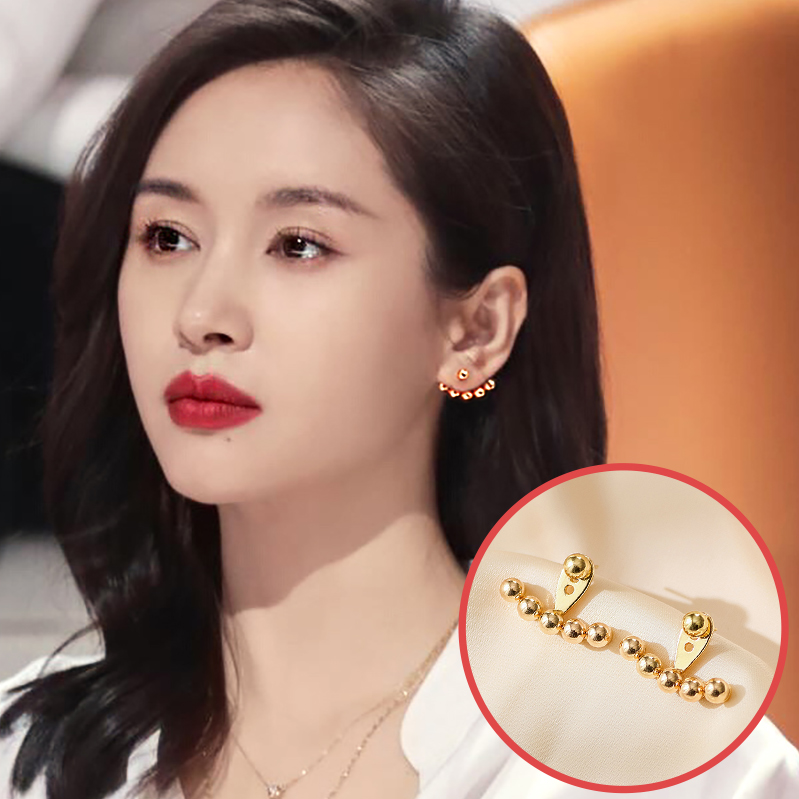 王子文同款耳环2022年新款潮耳夹无耳洞气质高级感大气耳钉耳饰女