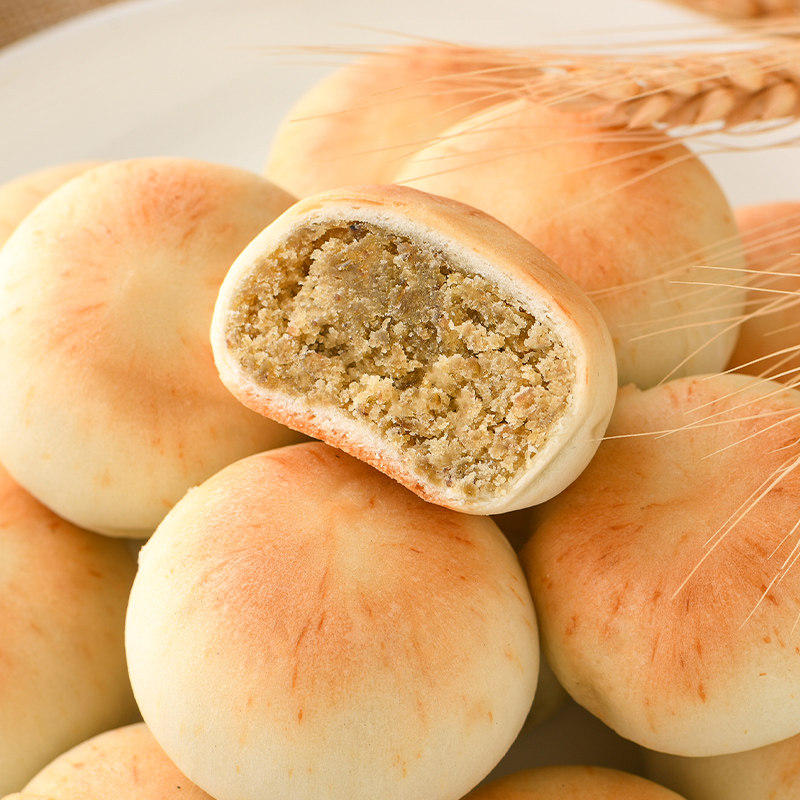 厦门馅饼盒装绿豆饼传统老式早餐茶点少糖少油糕点夜宵充饥零食品