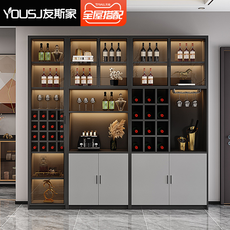 70极简窄边铝框衣柜门钢化玻璃门铝合金平开门书柜衣柜酒柜门橱柜门已