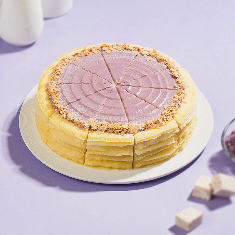 【幸福西饼旗舰店】芒果芋泥千层下午茶蛋糕糕点全国同城配送深圳