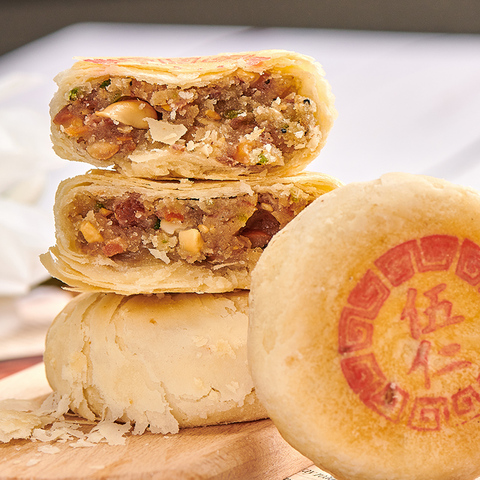五仁月饼老式传统多口味苏式老月饼中秋礼盒酥皮月饼