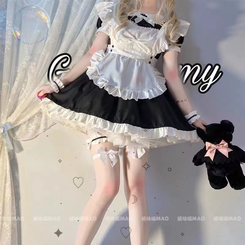 女仆装cos服日常可爱女佣学生白菜洛丽塔二次元连衣裙动漫套装白|ruв категории плесень играть/Аниме/вокруг/cos/настольные игры, Косплей одежды/реквизит/услуги, Косплей женской одежды - от Buy2taobao.com для оказания профессиональной услуги покупки агента Taobao