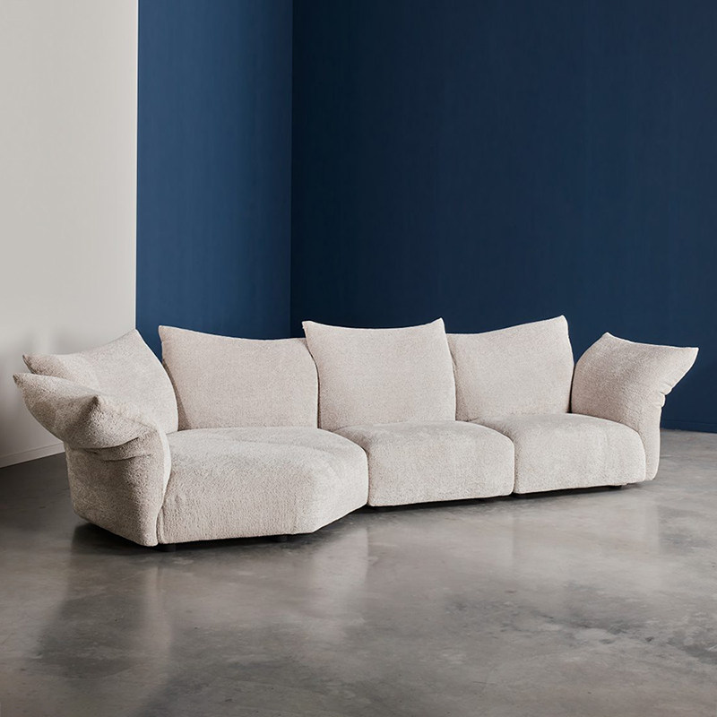 baxter意式极简羽绒花瓣沙发edra布艺现代设计师可调节客厅多功能
