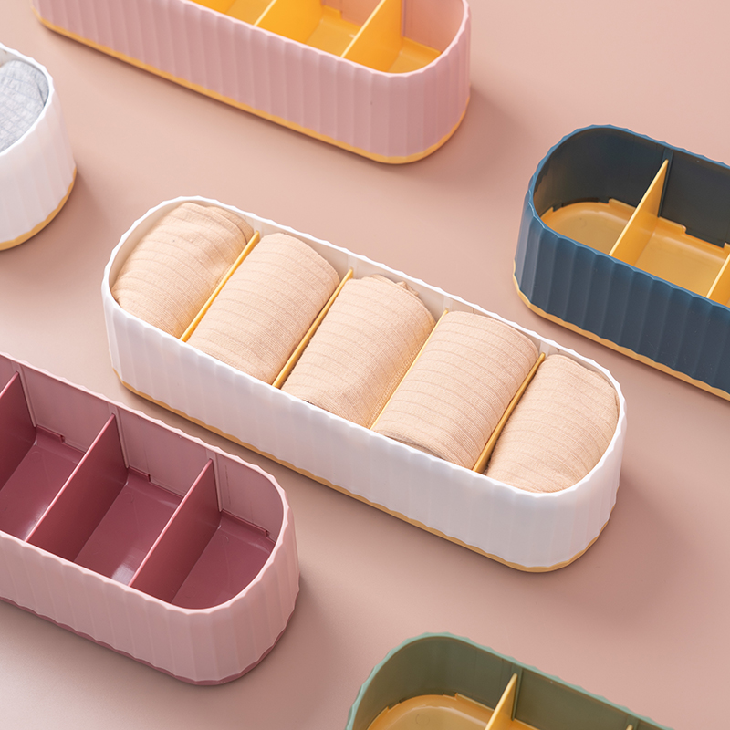 household Socks storage box Underwear Underwear Sorting box Multi-grid Drawer Separated lattice Triple Artifactin the Storage consolidation , Home Storage appliances , Storage Box , Underwear storage box category - from Buy2taobao.com to provide professional Taobao agent buy service
