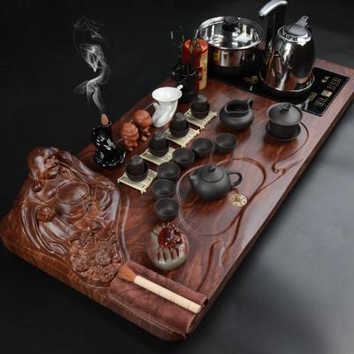 名扬功夫茶具套装简约家用全自动一体智能烧水整套泡茶器高端茶盘