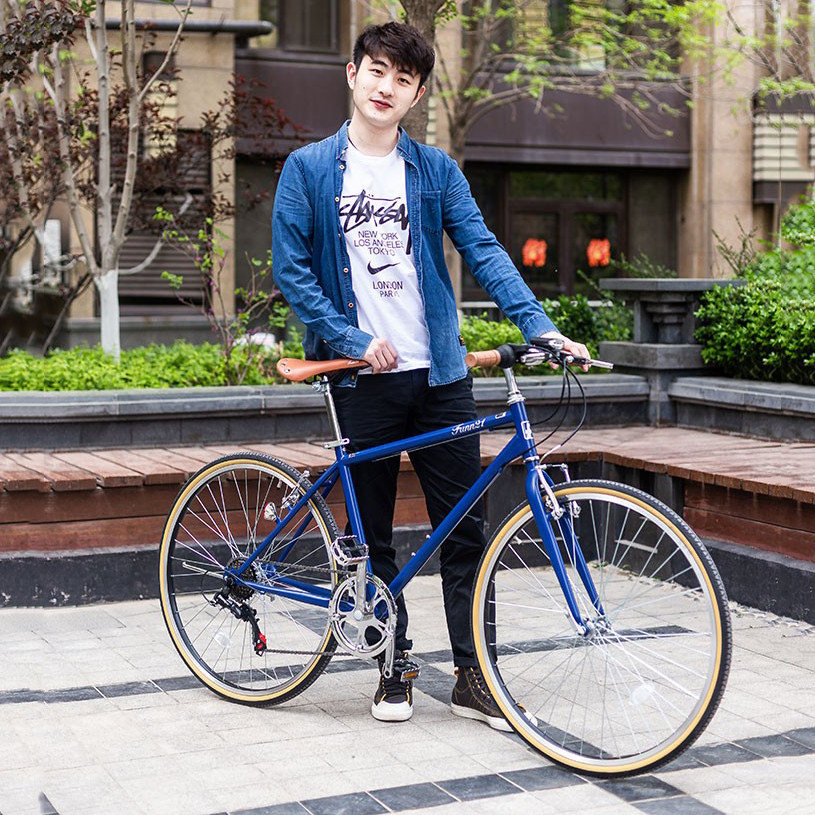 日本二十一世纪公路车破风自n行车单车山地车可快速拆卸轮超轻赛轻便