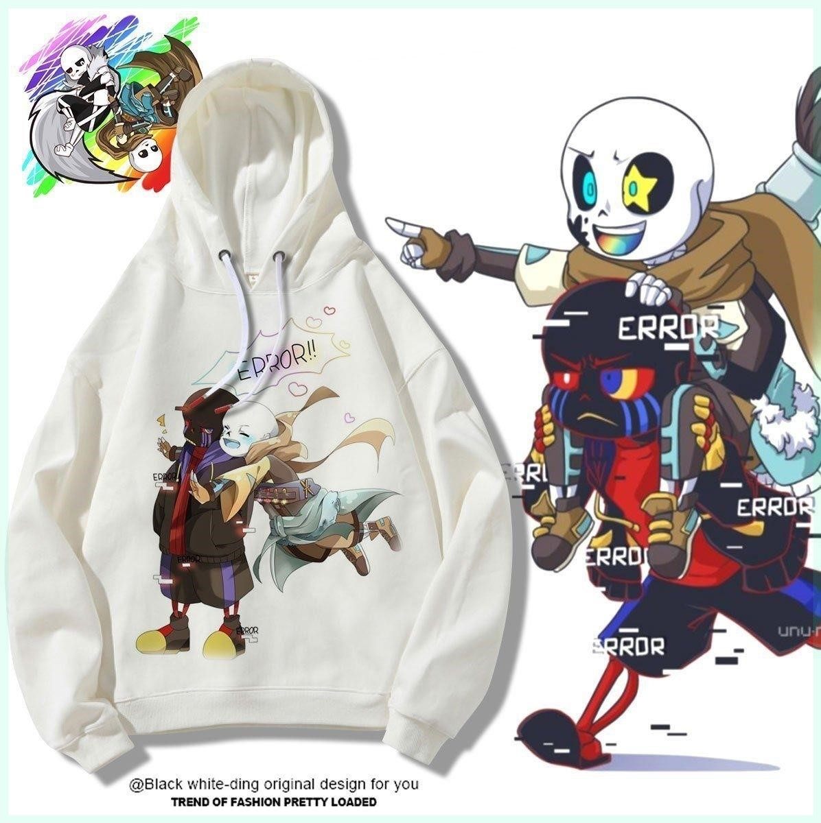 传说之下sans衣服同款ink外套学生骷髅兄弟儿童连帽卫衣秋装套装