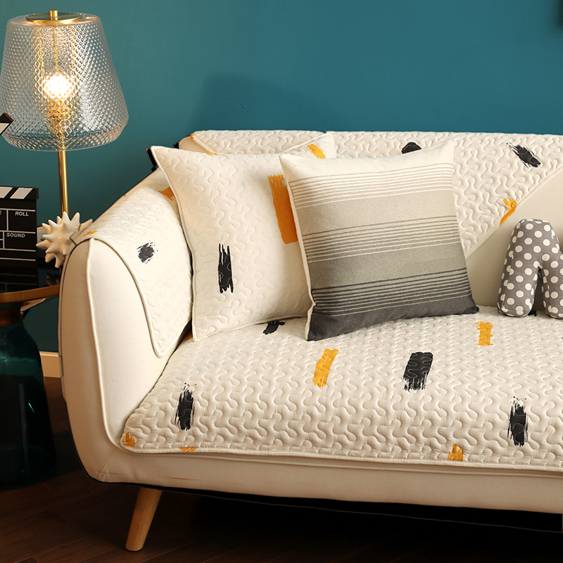 莫尼 简约全棉布艺沙发垫 防滑沙发盖巾套罩坐垫四季通用 可定做|ruв категории домашний ткань, подушка/обивка/подушки на диване, подушки на диване - от Buy2taobao.com для оказания профессиональной услуги покупки агента Taobao