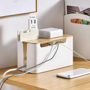 插板电线收纳盒整理线盒挂图片