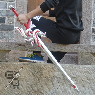 王者送荣耀玩具刀李白青莲剑仙凤求凰 cos道具刀剑武器模型大号