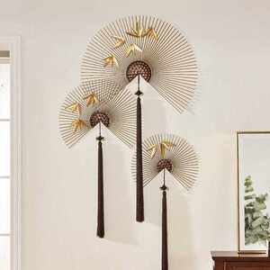 电视背景墙装饰挂件免打孔客厅装饰品创意新中式墙面小摆件墙壁