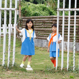 2024新款幼儿园园服夏季日系学院毕业照班服糖果色小学生六一合唱