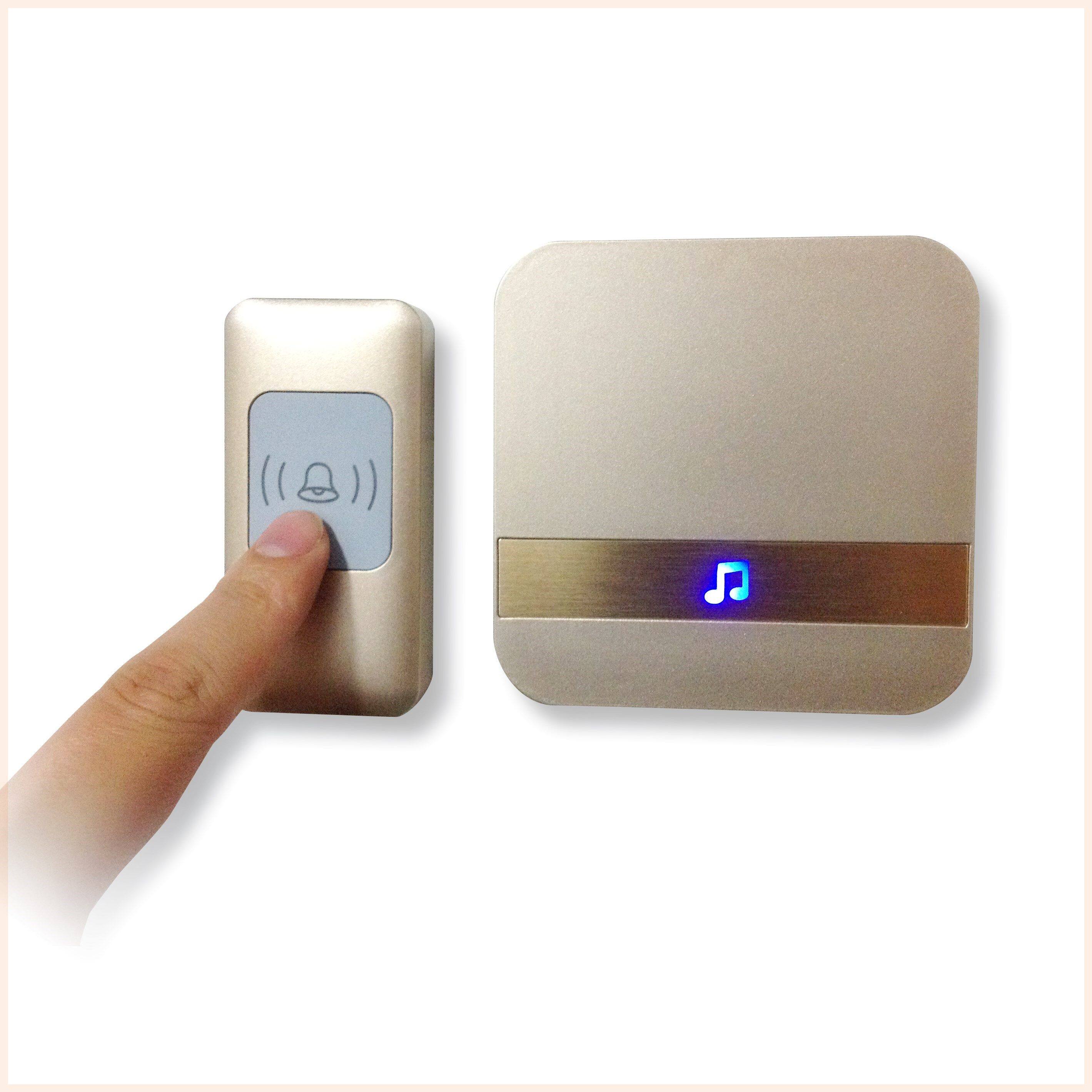 家庭呼叫器插电户外便携按钮房间门铃家用小型楼宇对讲设备