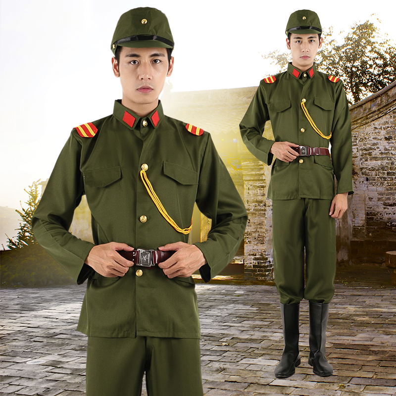 日本军官演出服抗日舞台表演服士兵皇军鬼子太君大佐影视服装表演