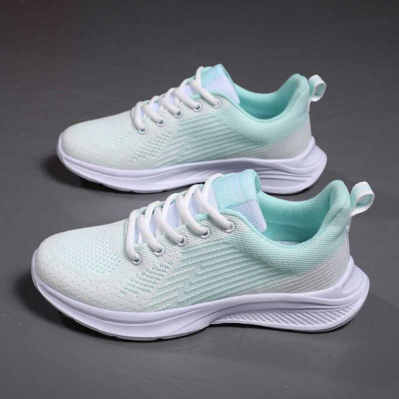 运动休闲鞋女透气网面夏季轻便女鞋防滑