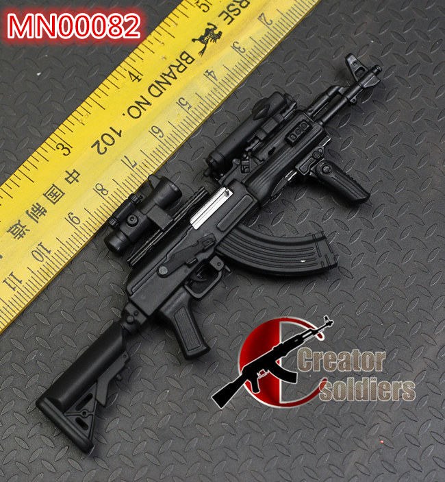 1:6兵人模型 迷你武器俄罗斯akm ak47 冲锋步枪全金属模型 玩具|ruв категории плесень играть/Аниме/вокруг/cos/настольные игры, руки/яйцо/кукла/BJD/солдат, солдат зоны - от Buy2taobao.com для оказания профессиональной услуги покупки агента Taobao