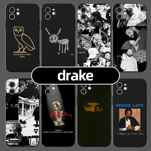 drake手机壳苹果14华为mate60专辑iPhone15promax适用OPPO小米13嘻哈vivo摇滚12欧美60说唱11公鸭x美式hiphop