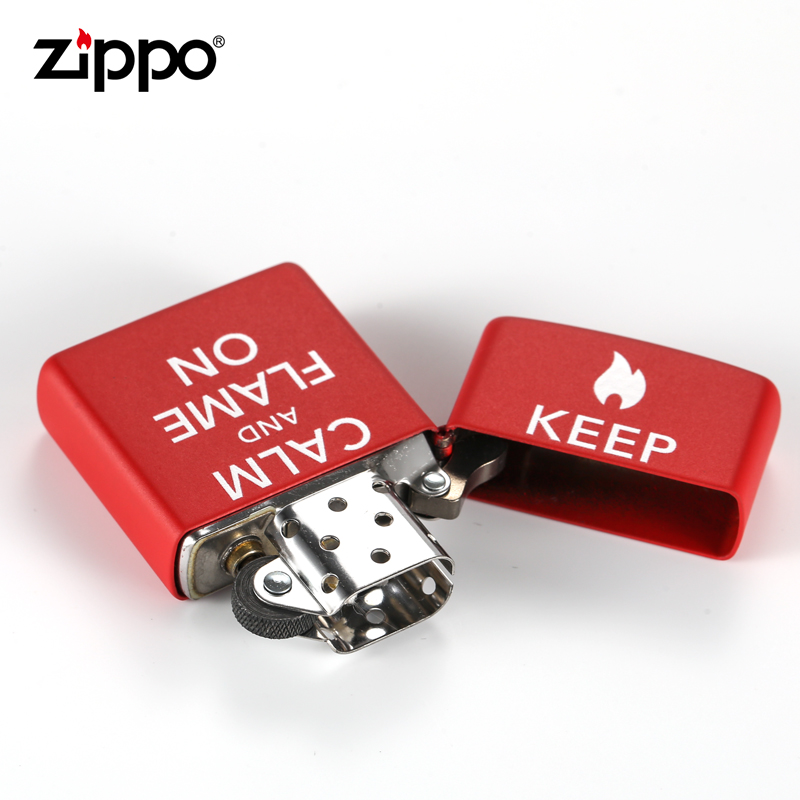 高档zippo芝宝正品打火机 正版zppo专柜防风煤油火机 保持冷静红在类目 ZIPPO/瑞士军刀/眼镜, 品牌打火机及配件, ZIPPO/芝宝中 - 来自Buy2taobao.com提供专业的淘宝代购服务