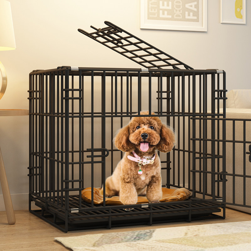 狗笼子小型犬中型犬泰迪带厕所分离柯基室内家用宠物狗狗小狗笼子