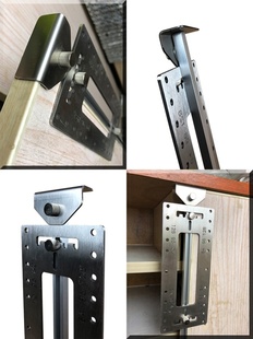 不锈钢拉手打孔神器把手柜门高度调节拉手定打孔位器木工开孔模具