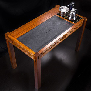 梨木实木乌金石小号阳功夫茶桌椅组合刚果花台家用茶桌茶台