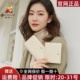 稻草人头层牛皮钱包女2025新款真皮短款钱夹长款卡包一体零钱小包