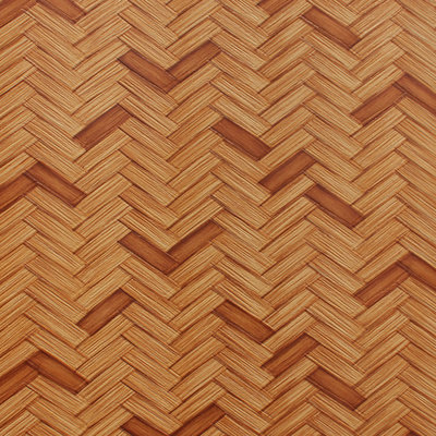 3d立体仿竹纹竹编竹席墙纸吊顶 复古中式饭店餐厅茶楼农家乐壁纸