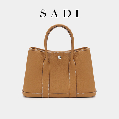 sadisadi萨迪包包女2023新款休闲百搭轻奢高级感牛皮面料手提包