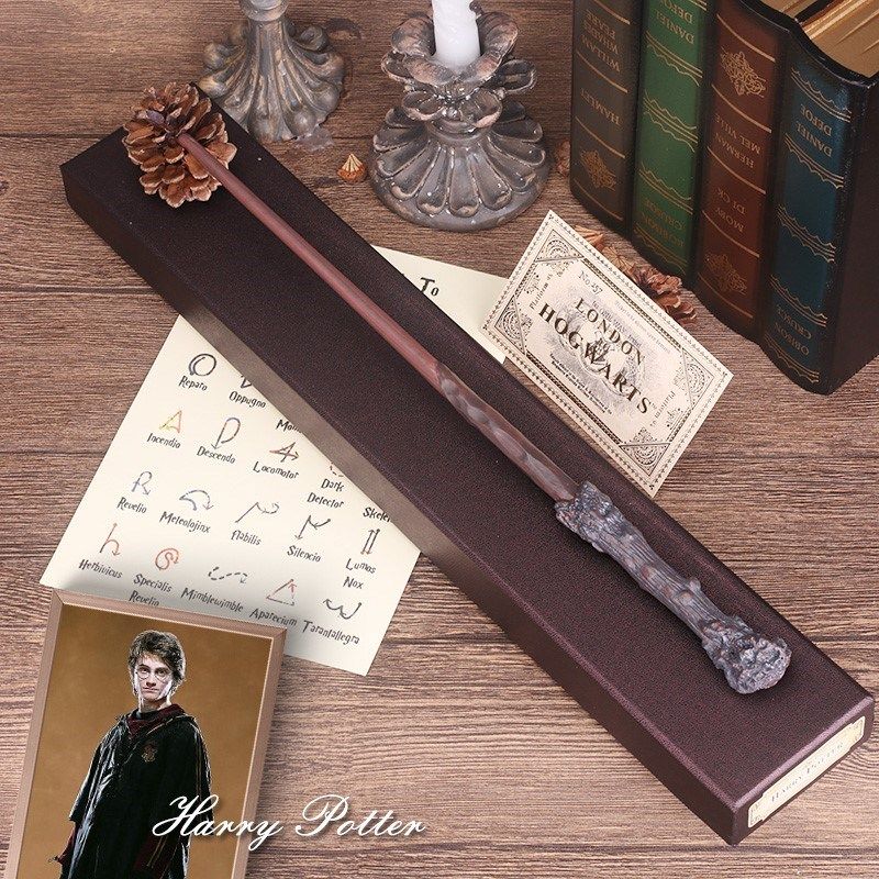 正版哈利波特魔杖魔法觉醒正版可施咒木魔法棒权杖赫敏伏地魔