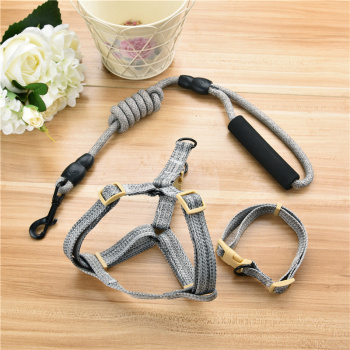 韩国土狗跑步套狗绳遛狗牵幼犬牵引绳 小型 迷你引带小犬绑狗绳防