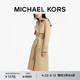 【2件85折】MICHAEL KORS 女士连帽风衣外套 含腰带