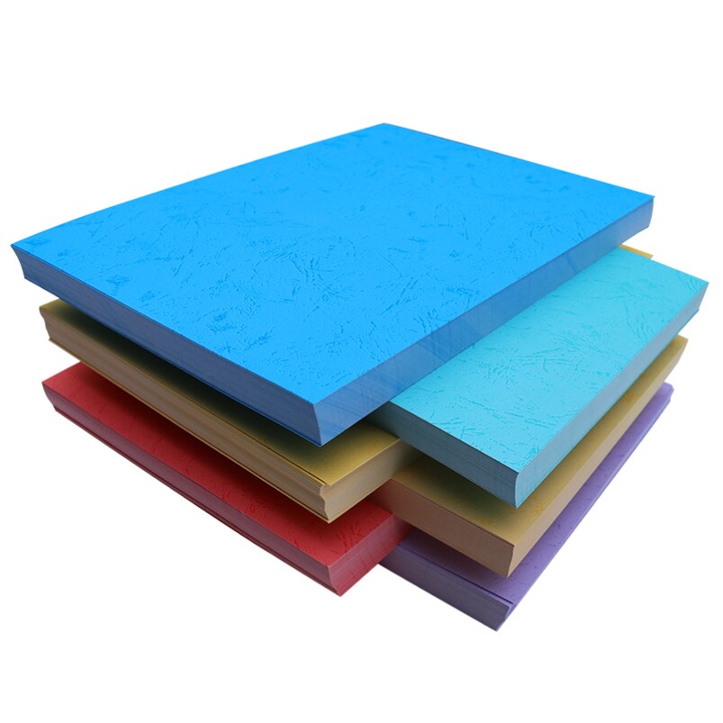 平皮纹仿皮纹纸平纹装订纸180克460297合同装订封皮纸标书封面纸