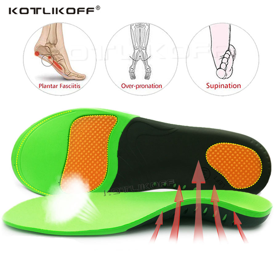 BEST Orthopedic Shoe Sole insoles For Feet Arch Support Flat