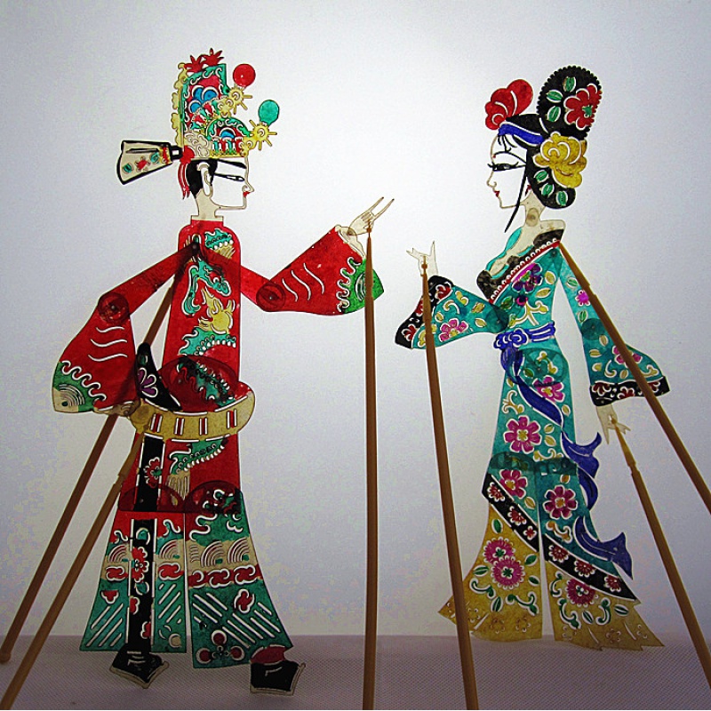 洁辰旗舰店的优惠券大全—陕西皮影戏道具操作杆皮影人偶西游记西安