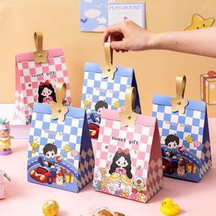 儿童节糖果包装袋卡通饼干自立袋牛皮纸送礼创意烘焙伴手礼品袋装