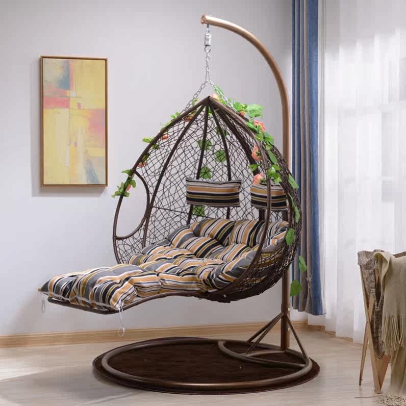 热销吊椅宿舍 寝室 学生 欧式_欧式鸟巢吊椅秋千挂篮阳台寝室酒店休闲