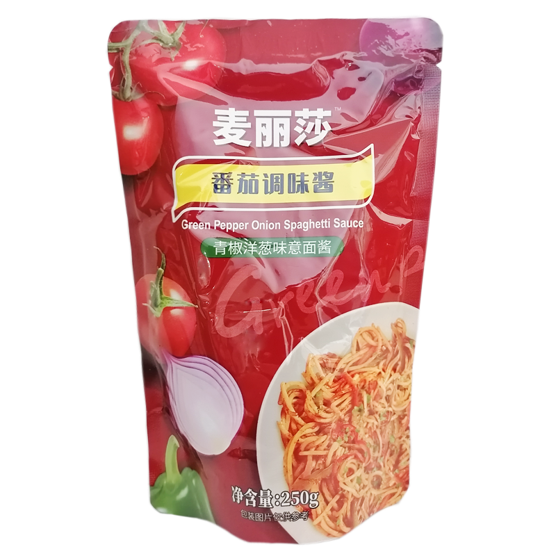 麦丽莎 1袋 番茄青椒洋葱味意大利面酱 250g/袋 即食调味酱调味品|ruв категории зерно риса/север и Юг сухих грузов/приправы, удобный момент, другие - от Buy2taobao.com для оказания профессиональной услуги покупки агента Taobao