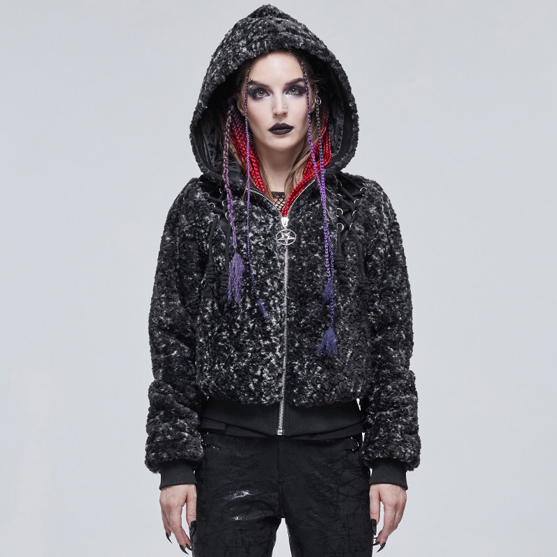 朋克风外套女冬季