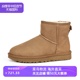 UGG 女秋冬套筒雪地靴迷你短靴保暖厚毛女靴1016222