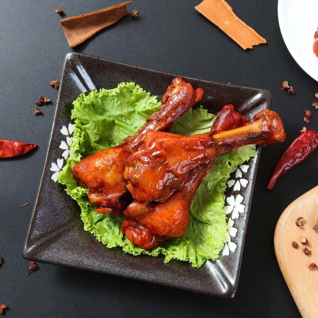 乡吧佬风味小鸡腿盐焗蜂蜜味烤鸡小腿零食即食酱卤鸭腿香辣整箱20